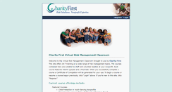 Desktop Screenshot of charityfirst.nonprofitrisk.org